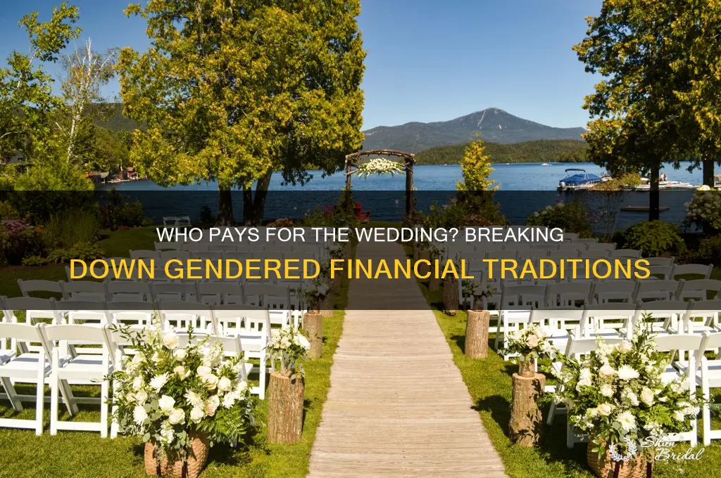 does the woman pay for the wedding