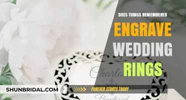 Personalized Wedding Rings: Engraving at Things Remembered