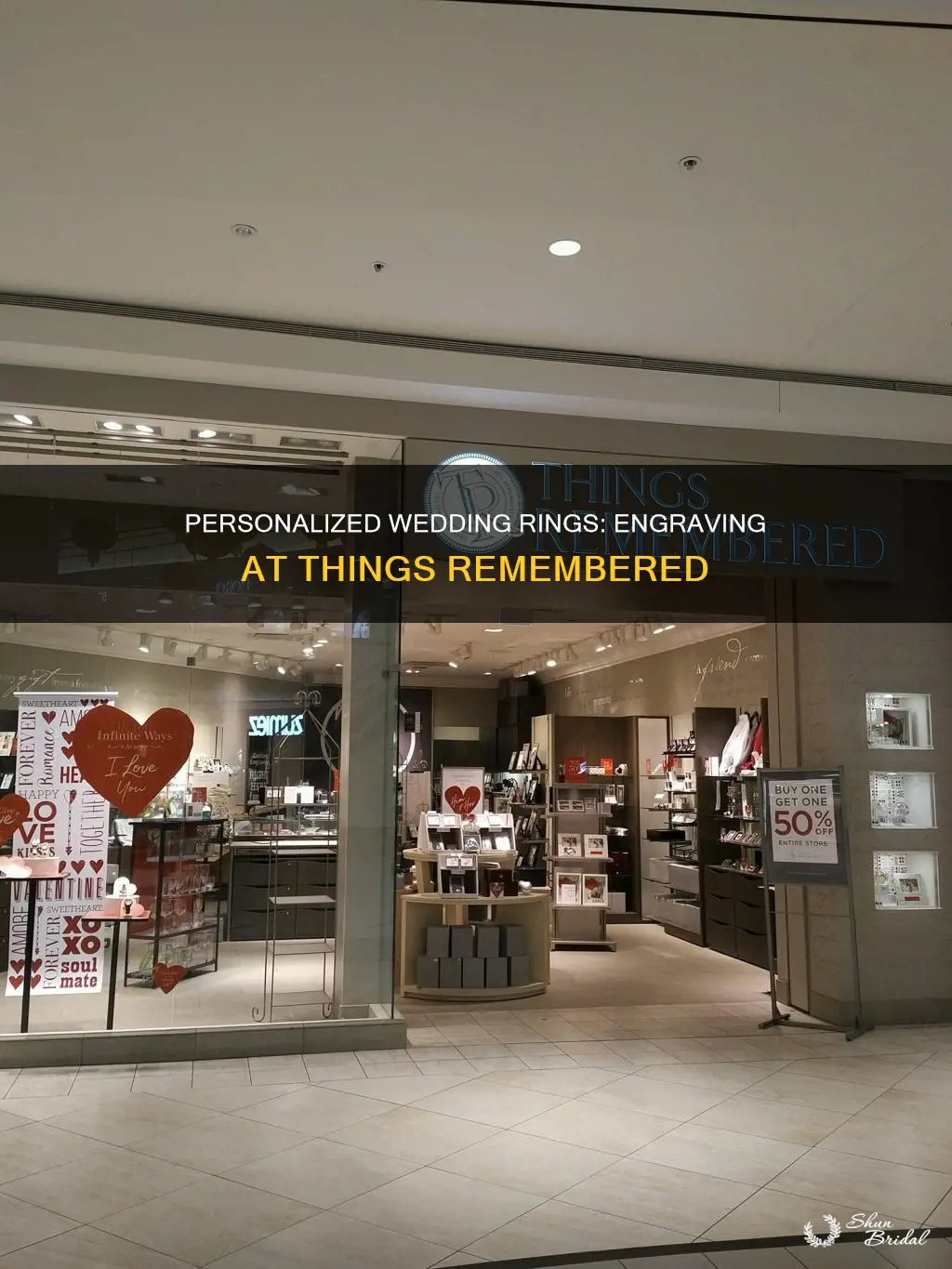 does things remembered engrave wedding rings