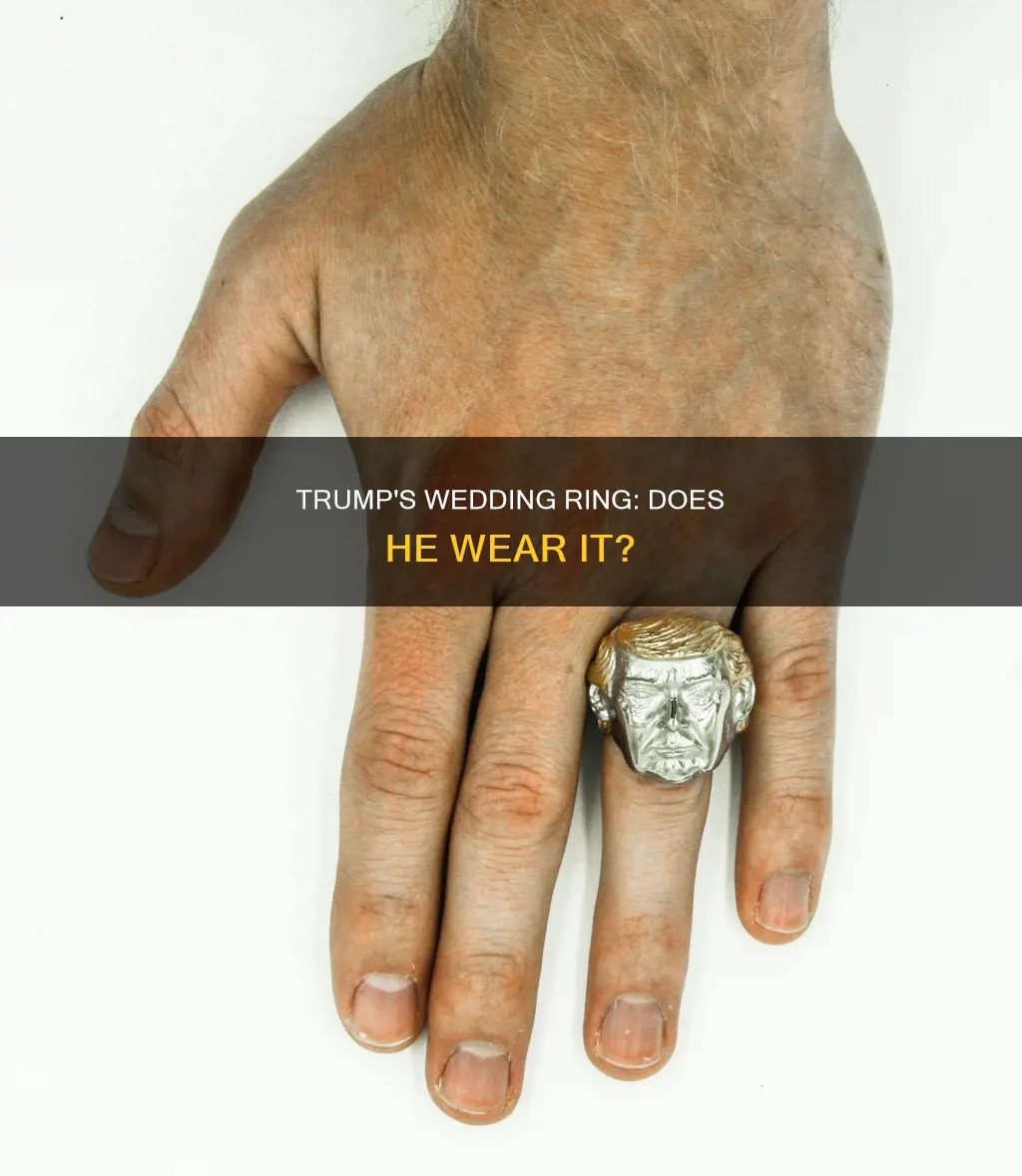 does trump have a wedding ring