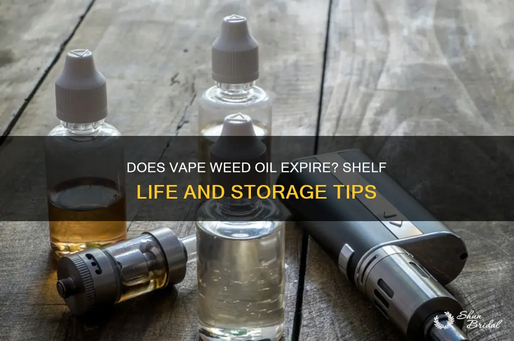 does vape wed oil go bad