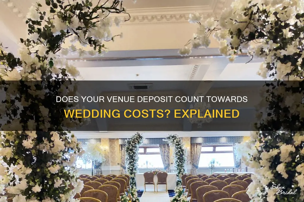 does venue deposit go towards wedding