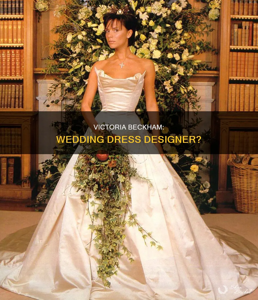 does victoria beckham design wedding dresses