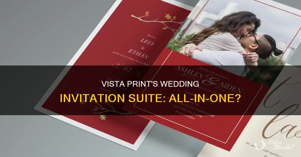 does vista print have all in one wedding invitations