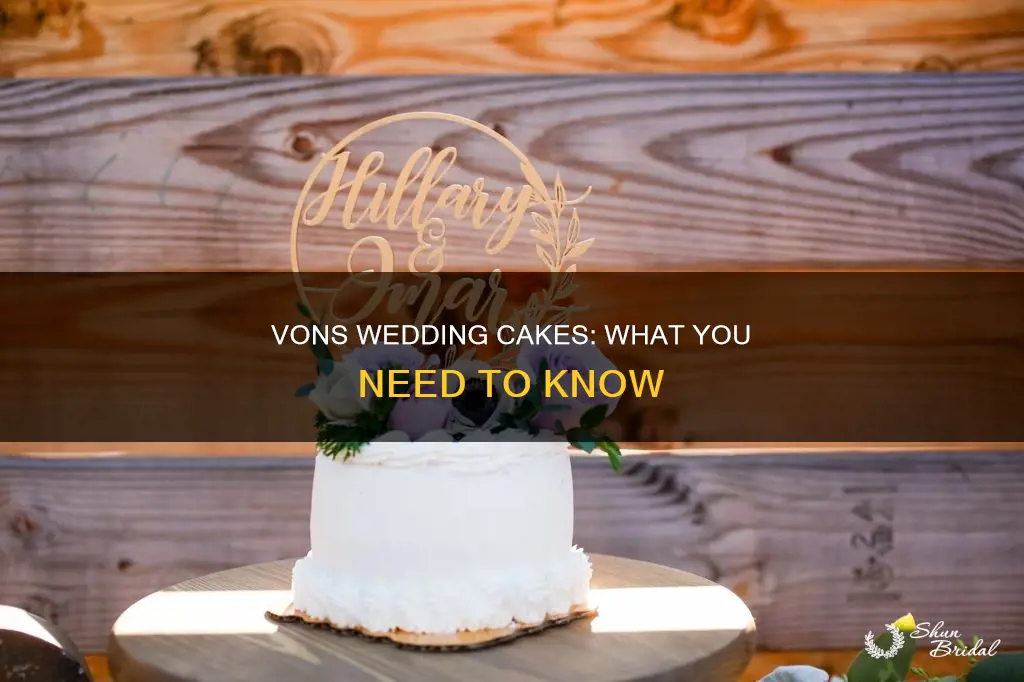 does vons do wedding cakes