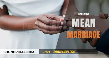 Does Vow Mean Marriage? Exploring the Commitment Beyond the Ceremony