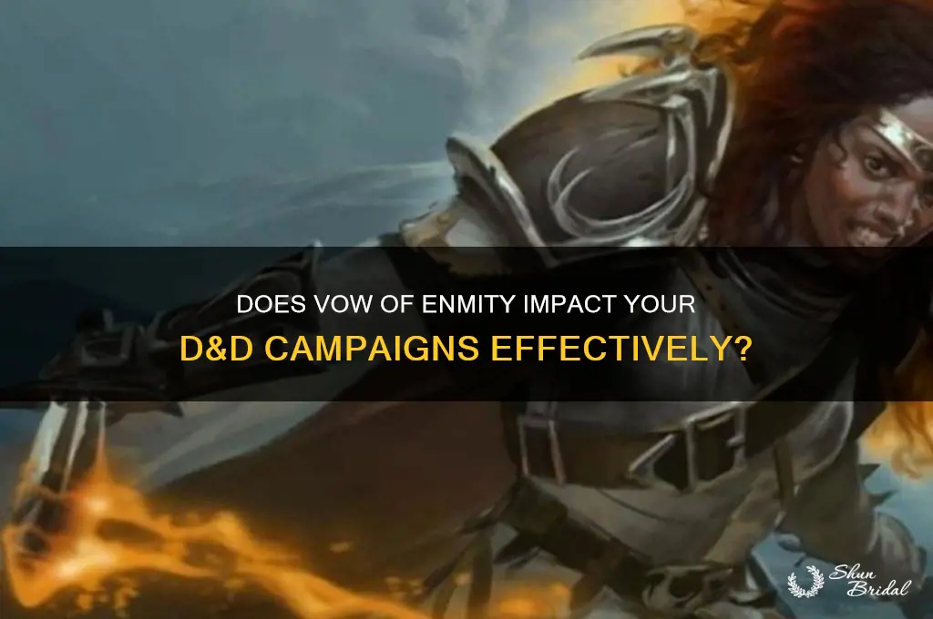 does vow of enmity