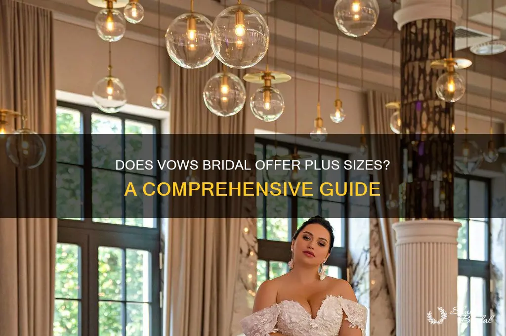 does vows bridal carry plus sizes