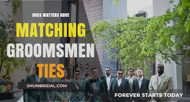 Watters Groomsmen Ties: Matching Styles for a Cohesive Wedding Look