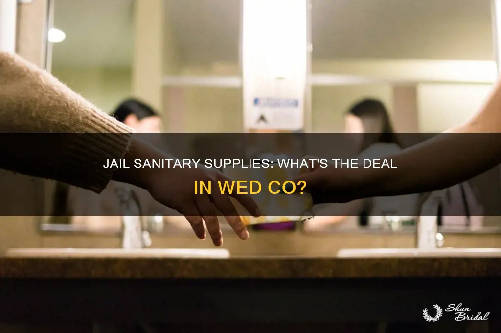 does wed co jail supply inmates with sanitary supplies