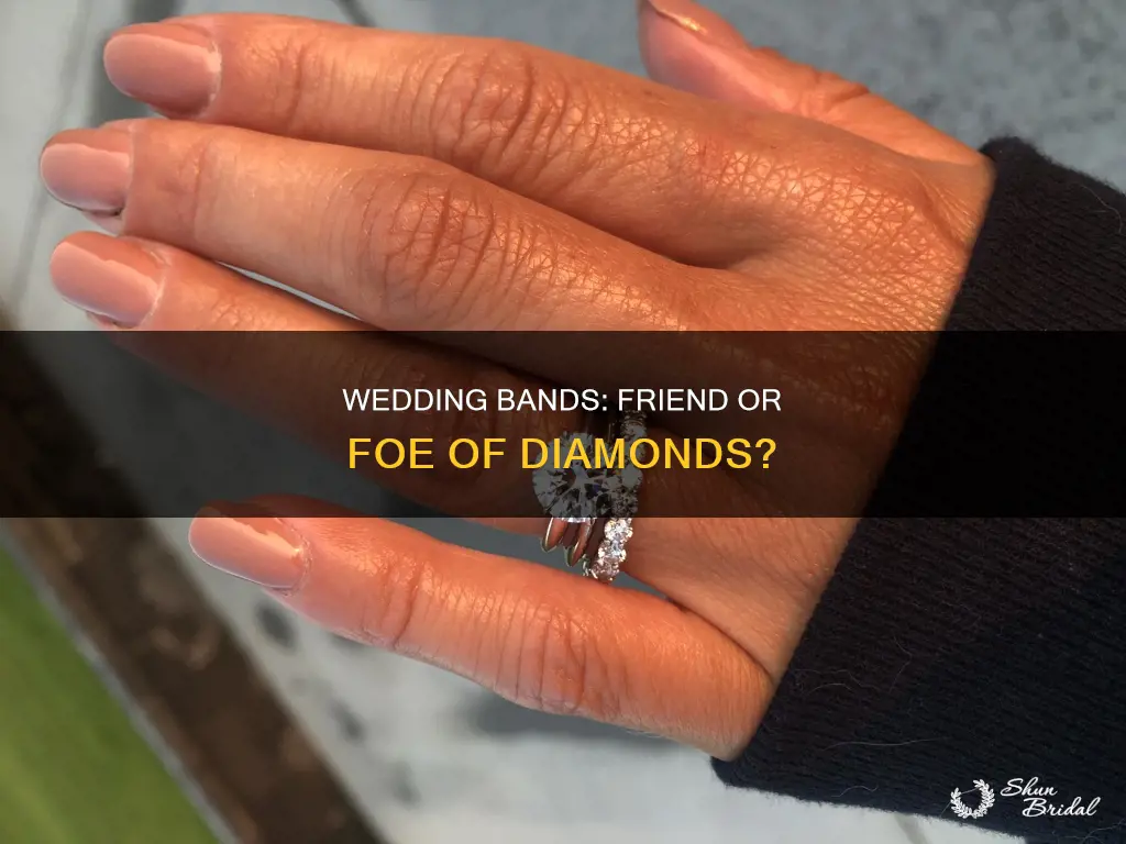 does wedding band damage diamond