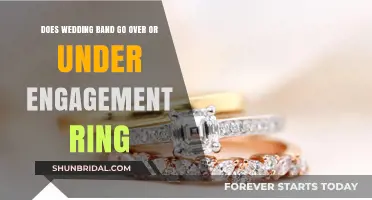 Wedding Band Placement: Over or Under the Engagement Ring?