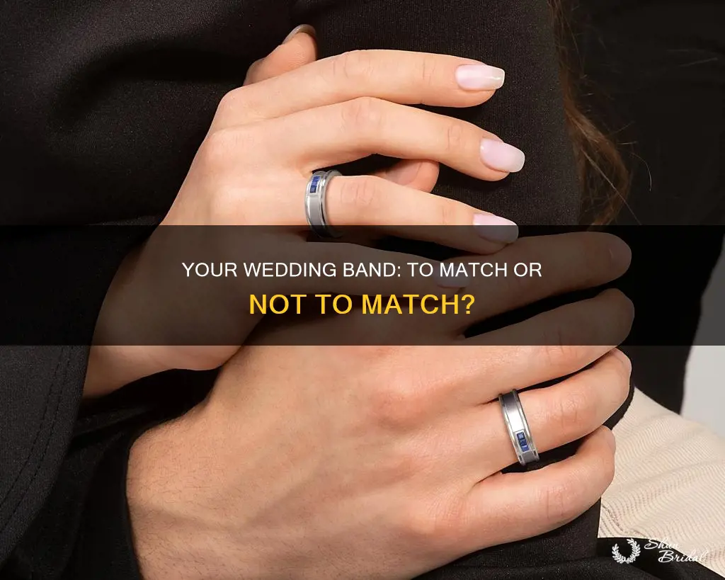 does wedding band need to match other jeweltry