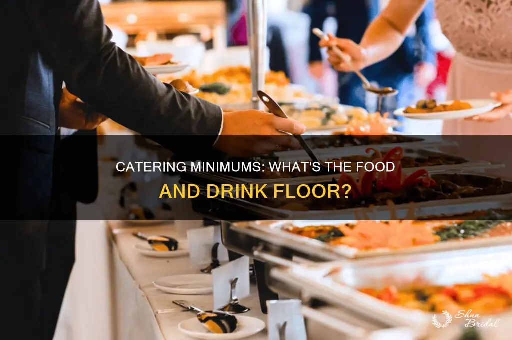 does wedding caterer has minimum of food and beverage