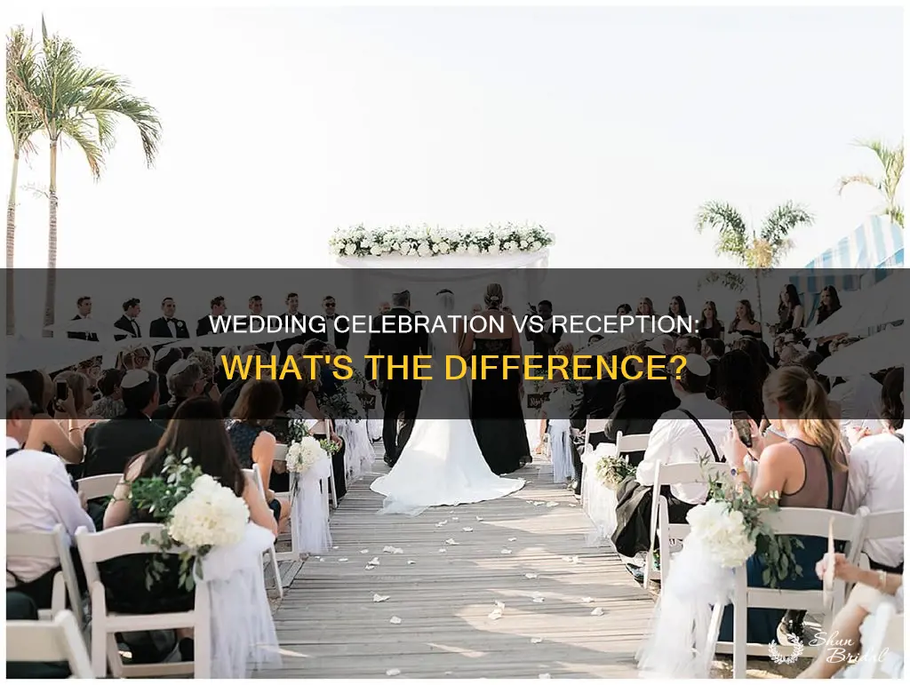 does wedding celebration mean reception