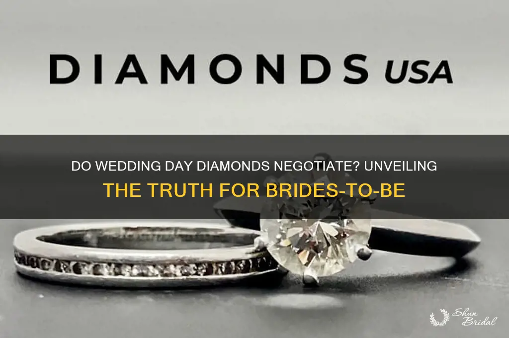 does wedding day diamonds negotiate