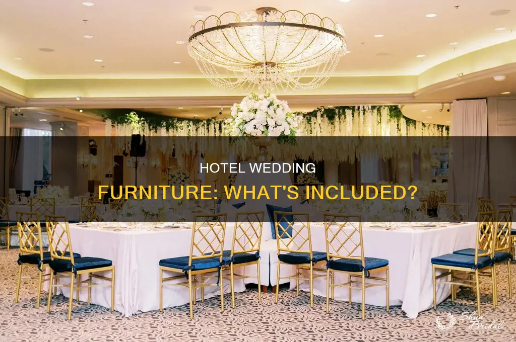 does wedding furniture come with hotel