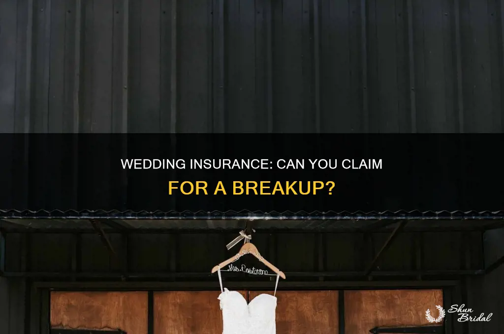 does wedding insurance cover a break up
