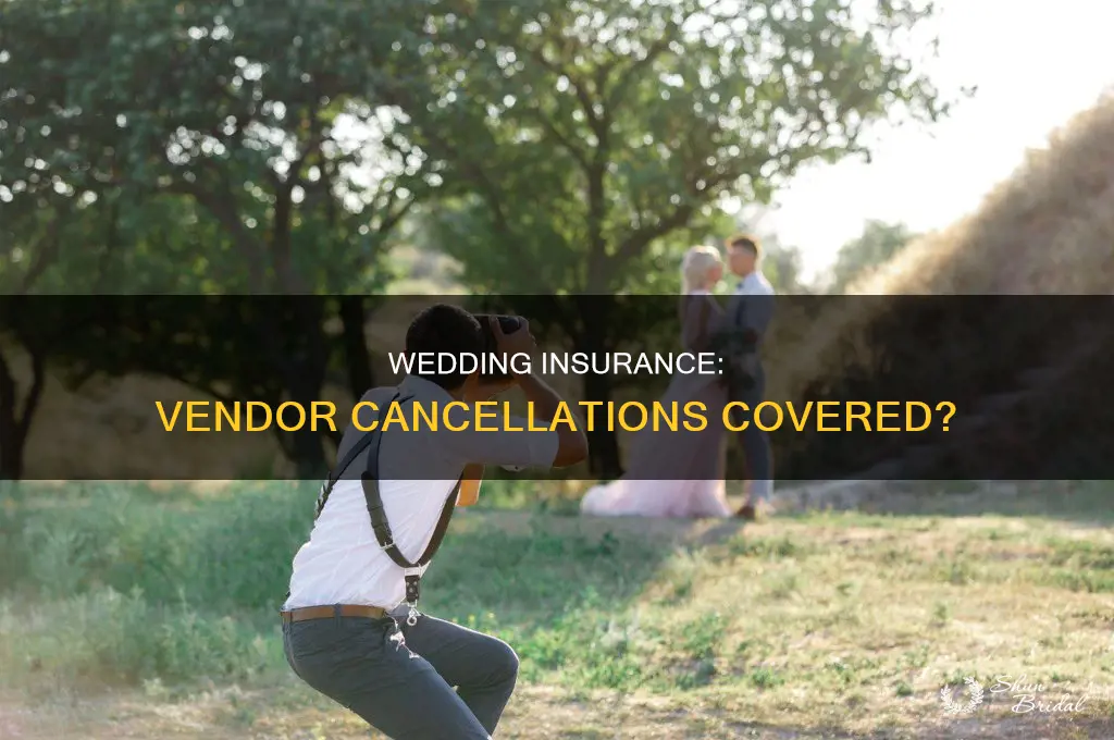 does wedding insurance cover vendpr cancellation