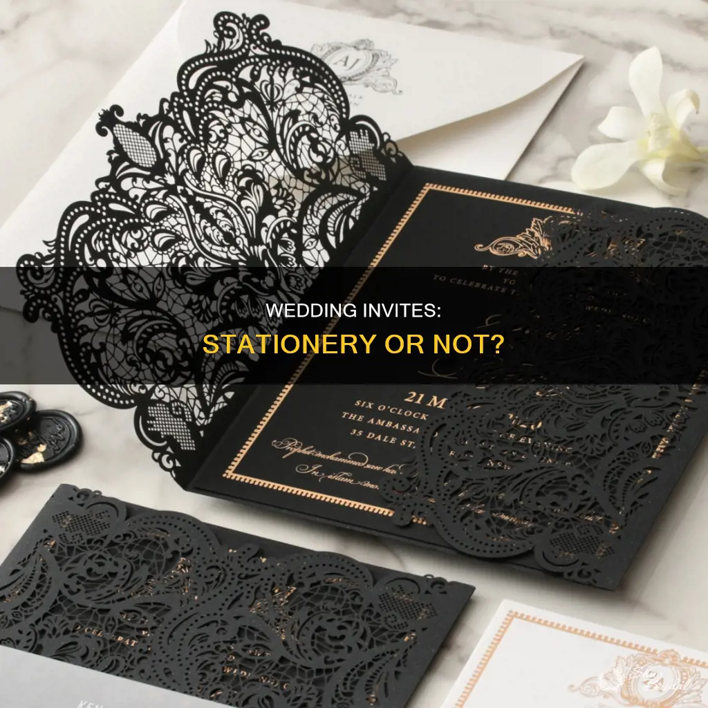 does wedding invitations fall into the stationary catagory