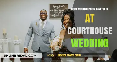 Courthouse Wedding Parties: Are They Necessary or Optional?