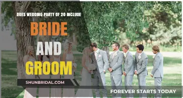 Wedding Party of 20: Does It Include Bride and Groom?