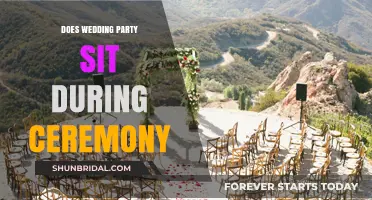 Wedding Party Seating Etiquette: Should They Sit During the Ceremony?