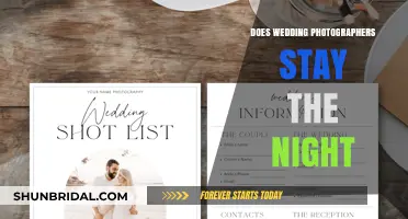 Wedding Photographers: Overnight Stays and You