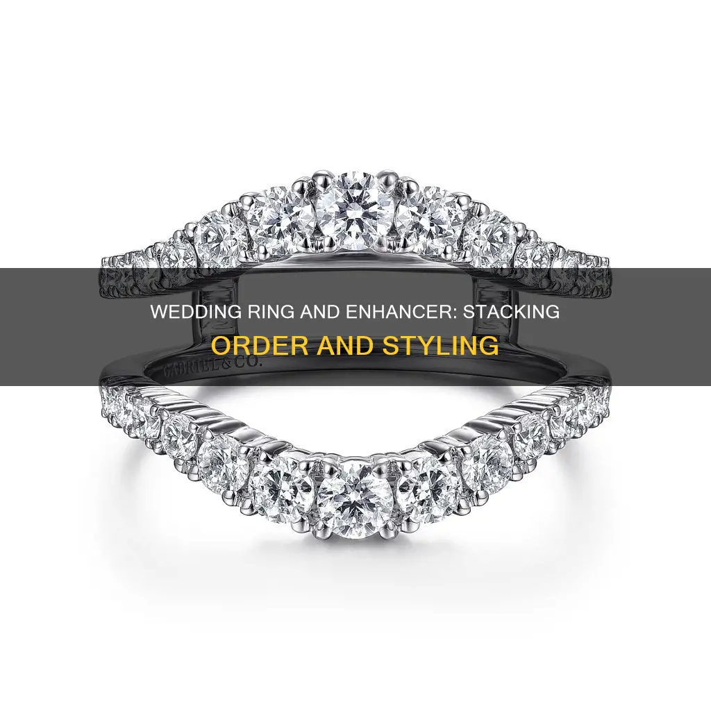 does wedding ring have to go inside enhancer