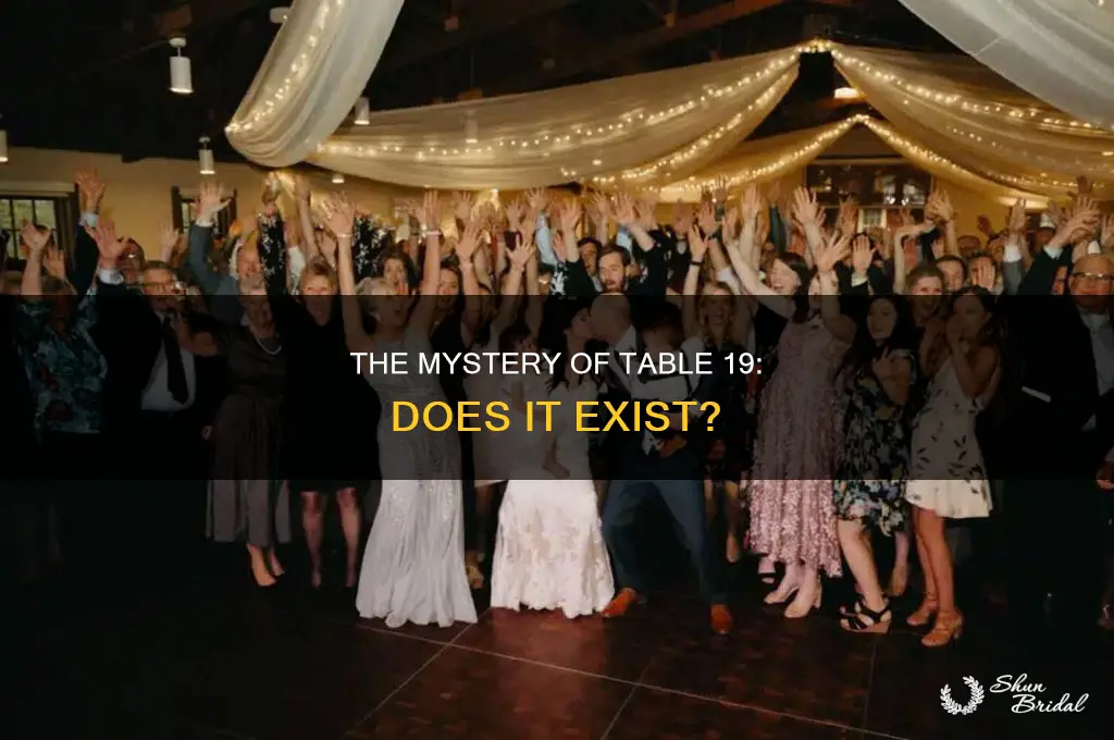 does wedding table 19 exist