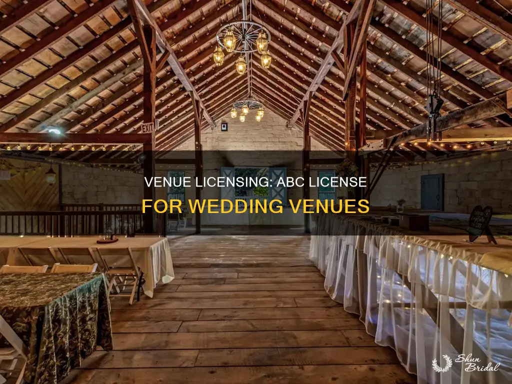 does wedding venue need abc license