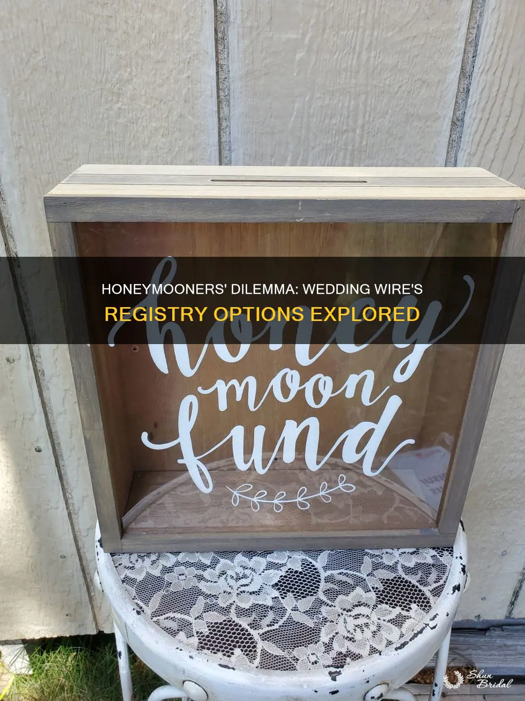 does wedding wire allow honeymoon registry