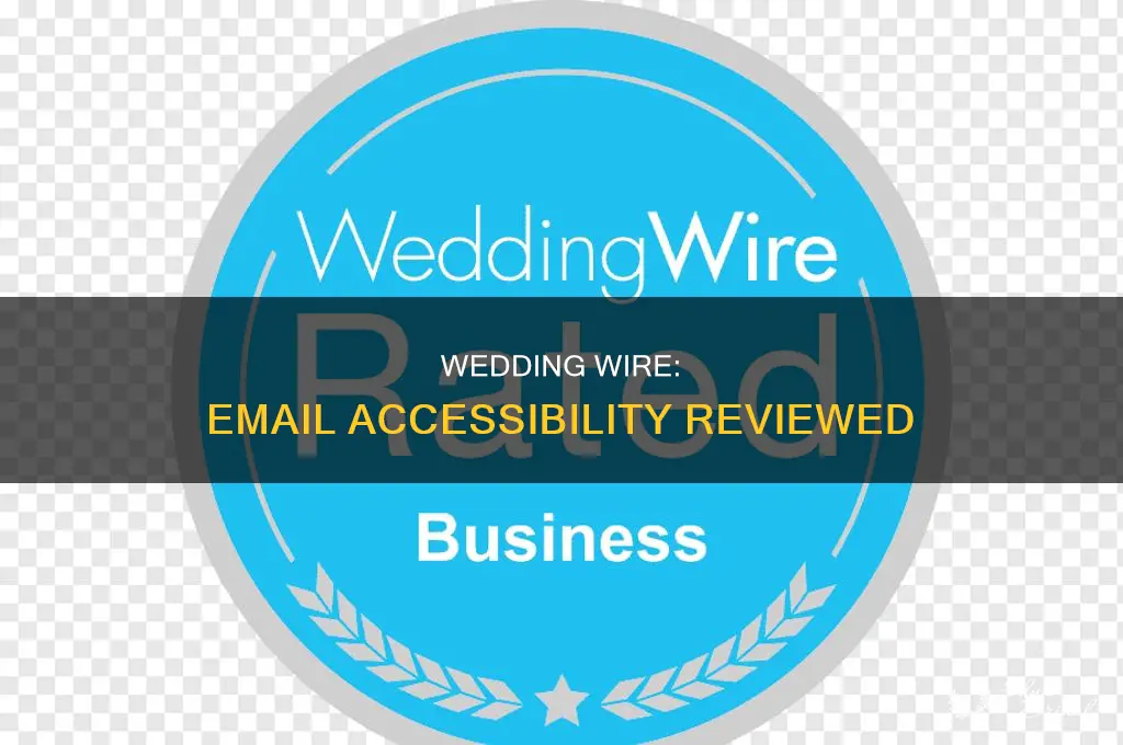 does wedding wire have a space for emails