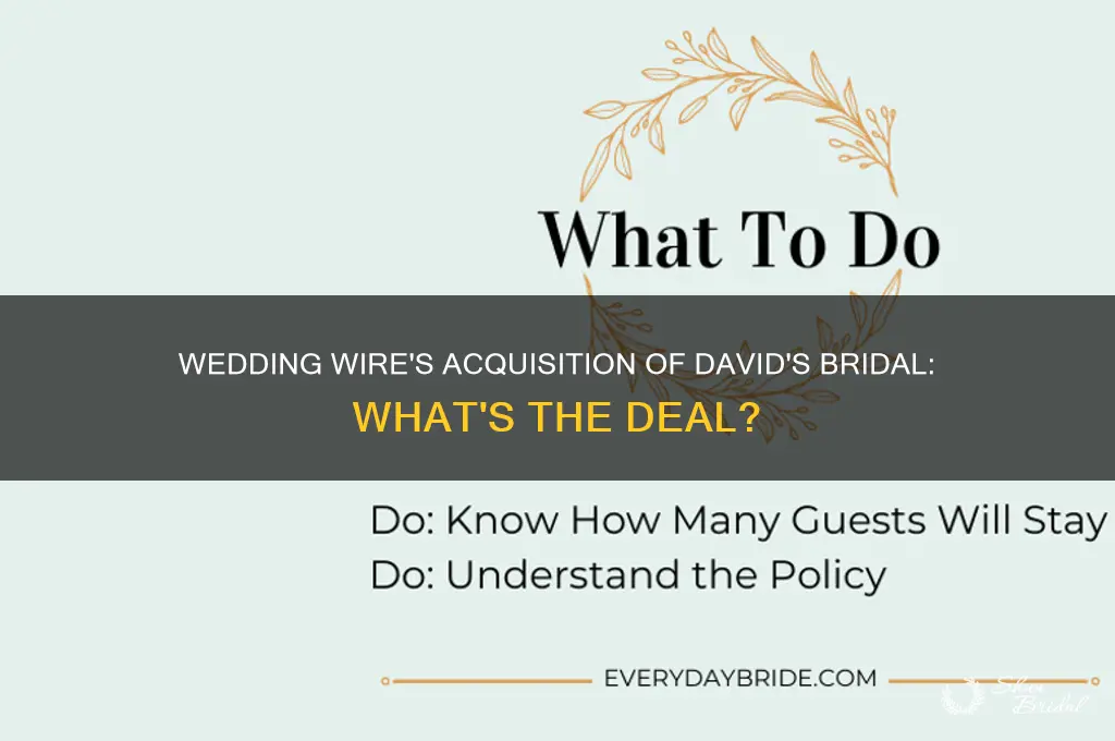 does wedding wire own davids bridal
