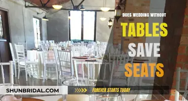 Seating Arrangements: Table-Free Weddings Save Space