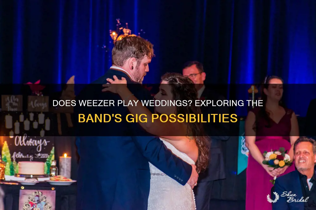 does weezer play weddings
