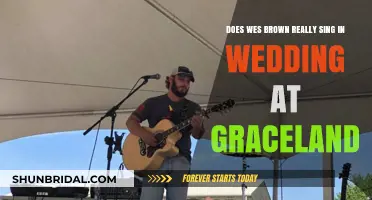 Wes Brown's Singing Talent in Wedding at Graceland