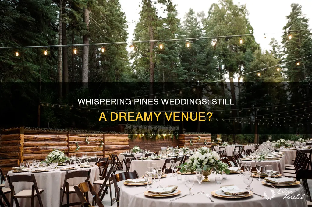 does whispering pines still do weddings