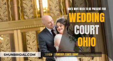 Who Needs to Be Present for an Ohio Wedding Court?