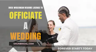 Wisconsin Wedding Officiant License: Is It Required to Marry Couples?