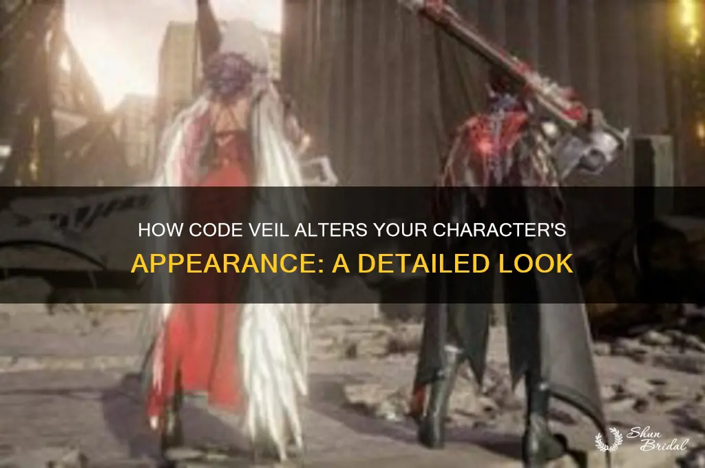 does your characters appearance change in code veil