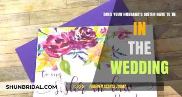 Involving Your Husband's Sister in Your Wedding