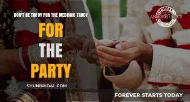 Avoid Wedding Delays: Stay Punctual for the Party and Ceremony