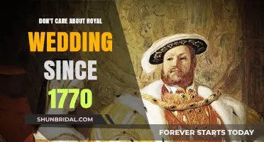 Why the Royal Wedding Hype Hasn't Mattered Since 1770