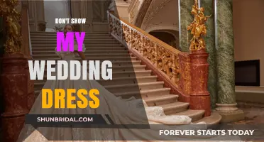 Keep My Dress a Secret Before I Wed