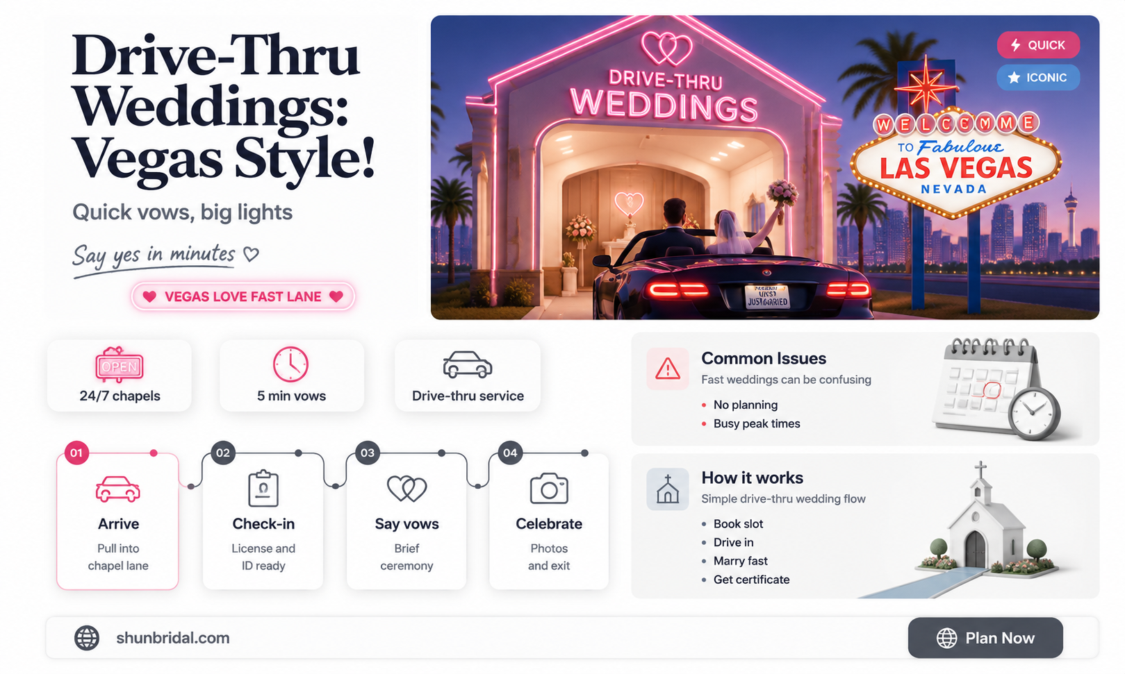 are there drive through weddings in vegas