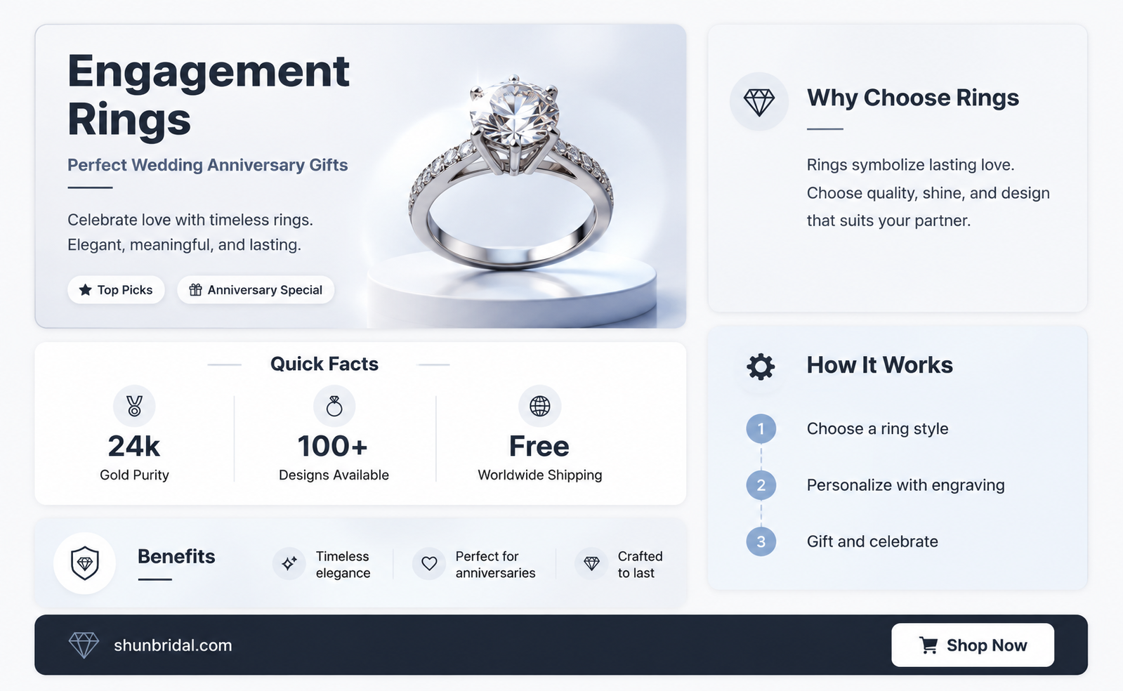 are engagement rings used for wedding anniverary rings