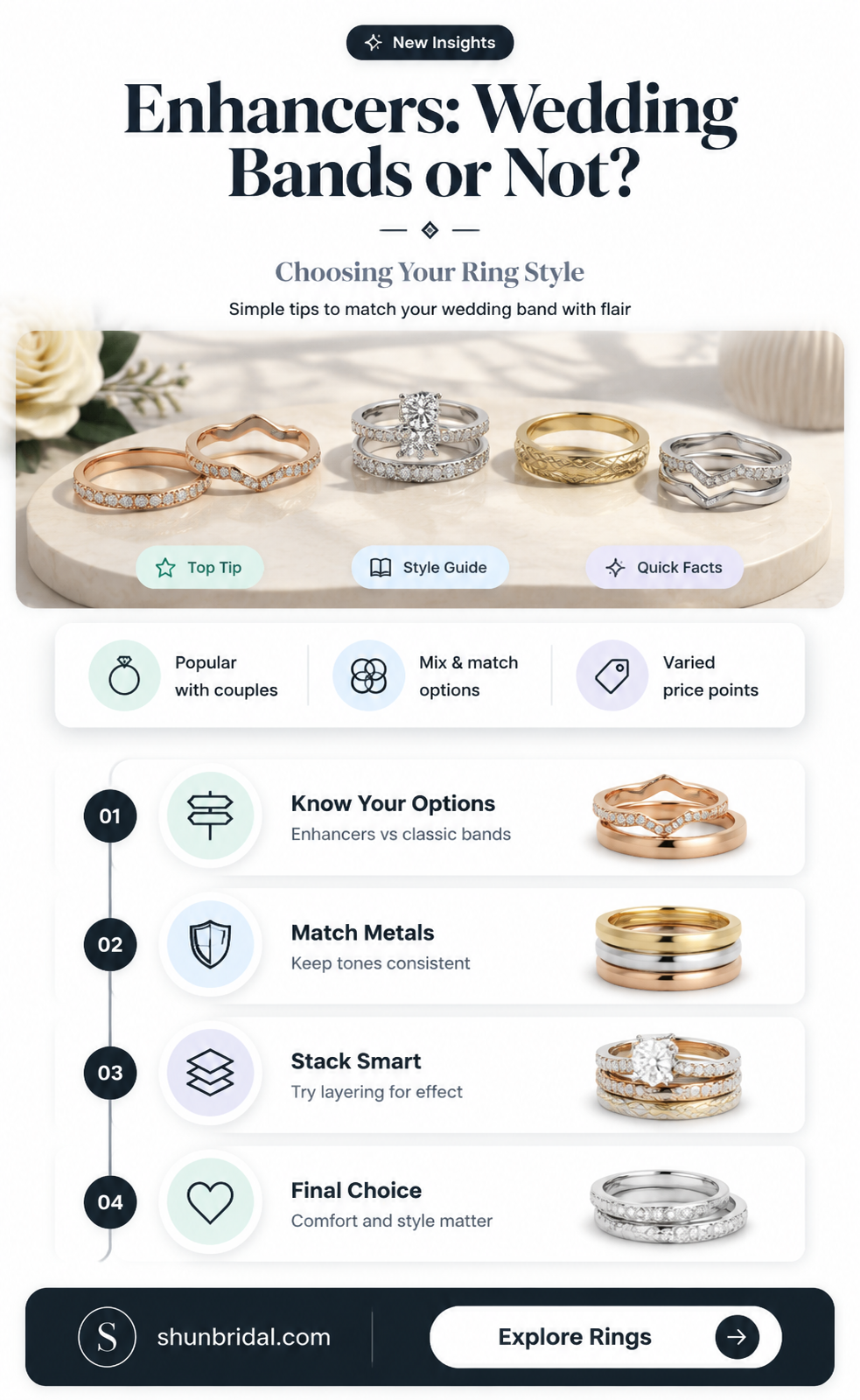 are enhancers considered wedding bands
