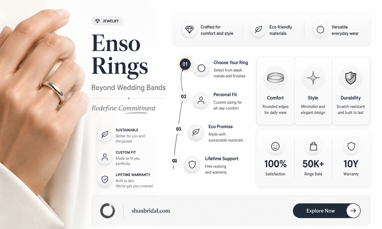 are enso rings only for wedding bands