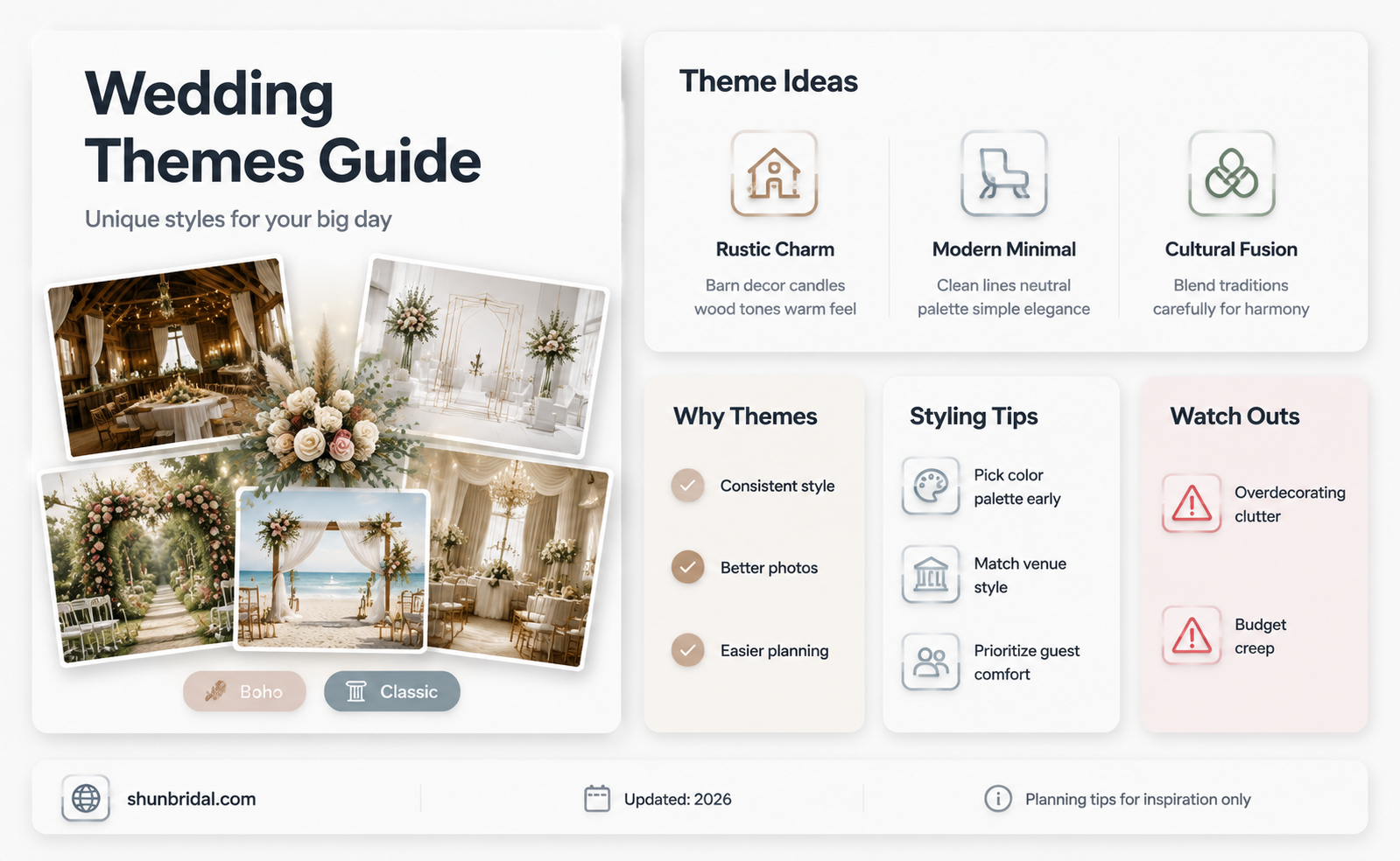 are there wedding themes
